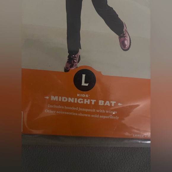 Hyde & Eek! Kids MIDNIGHT BAT Black Purple Size L - Picture 2 of 4